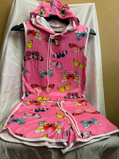 Women's Hoodie and Short Set