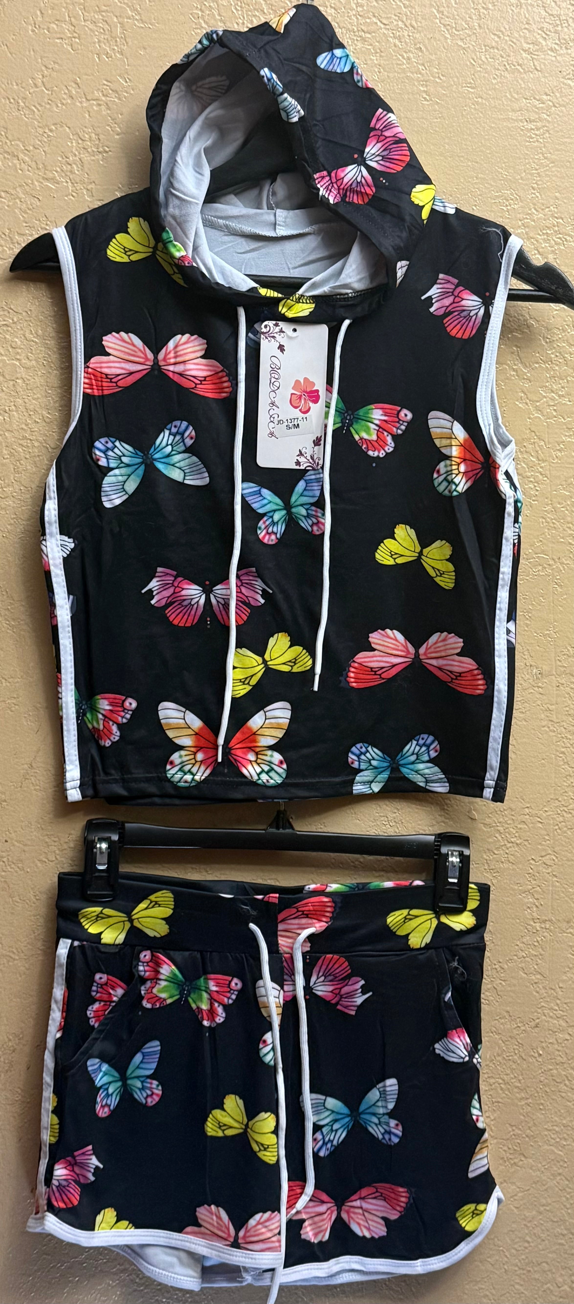 Women's Hoodie and Short Set