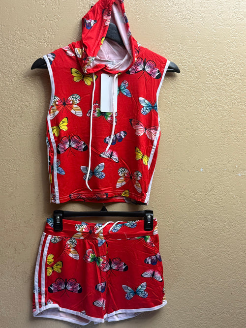 Women's Hoodie and Short Set